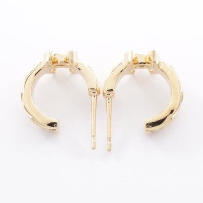 L26V ココマーク フープ ピアス GP ゴールド シャネル アクセサリー CHANEL
