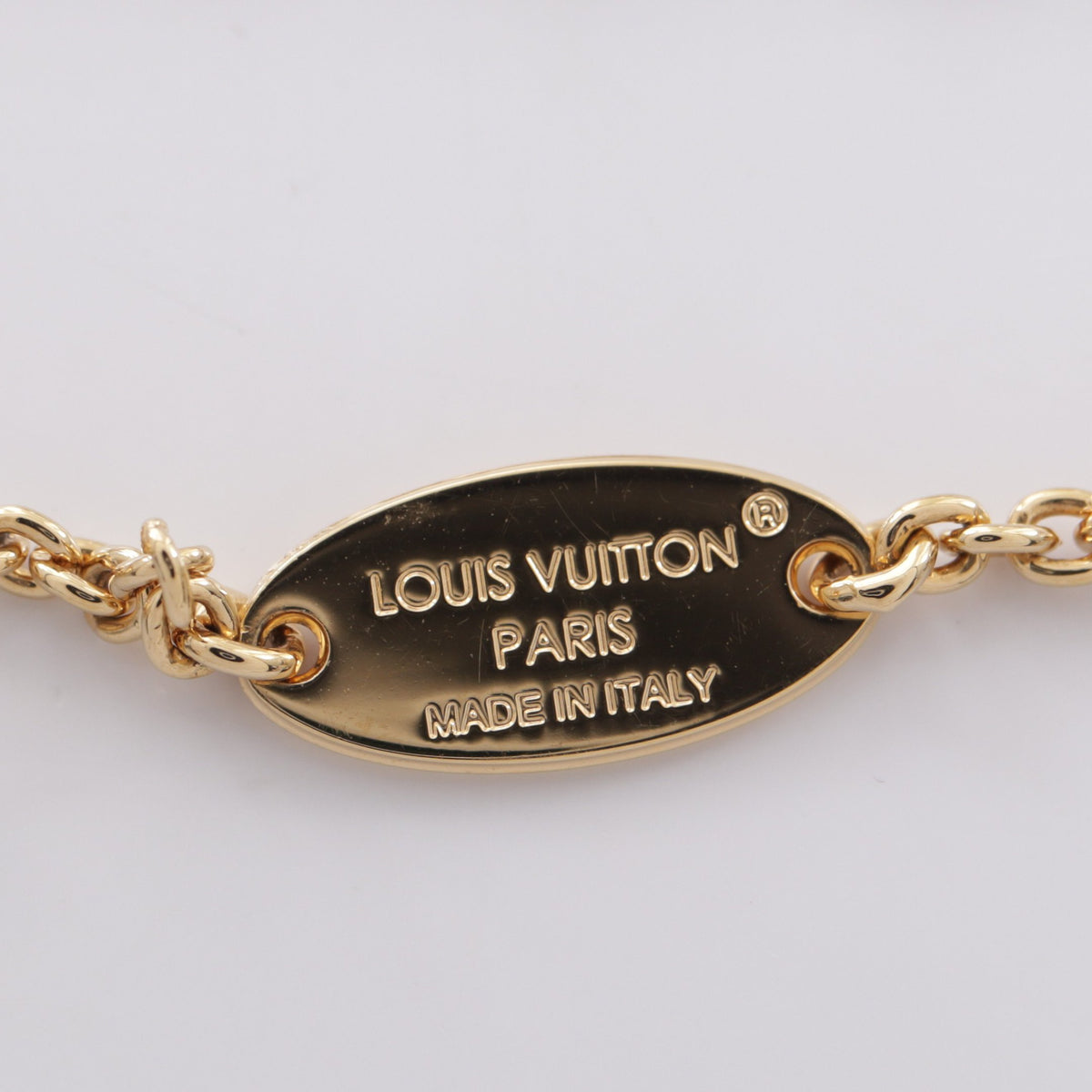 LV フローラグラム ネックレス GP フェイクパール ゴールド ホワイト ルイヴィトン