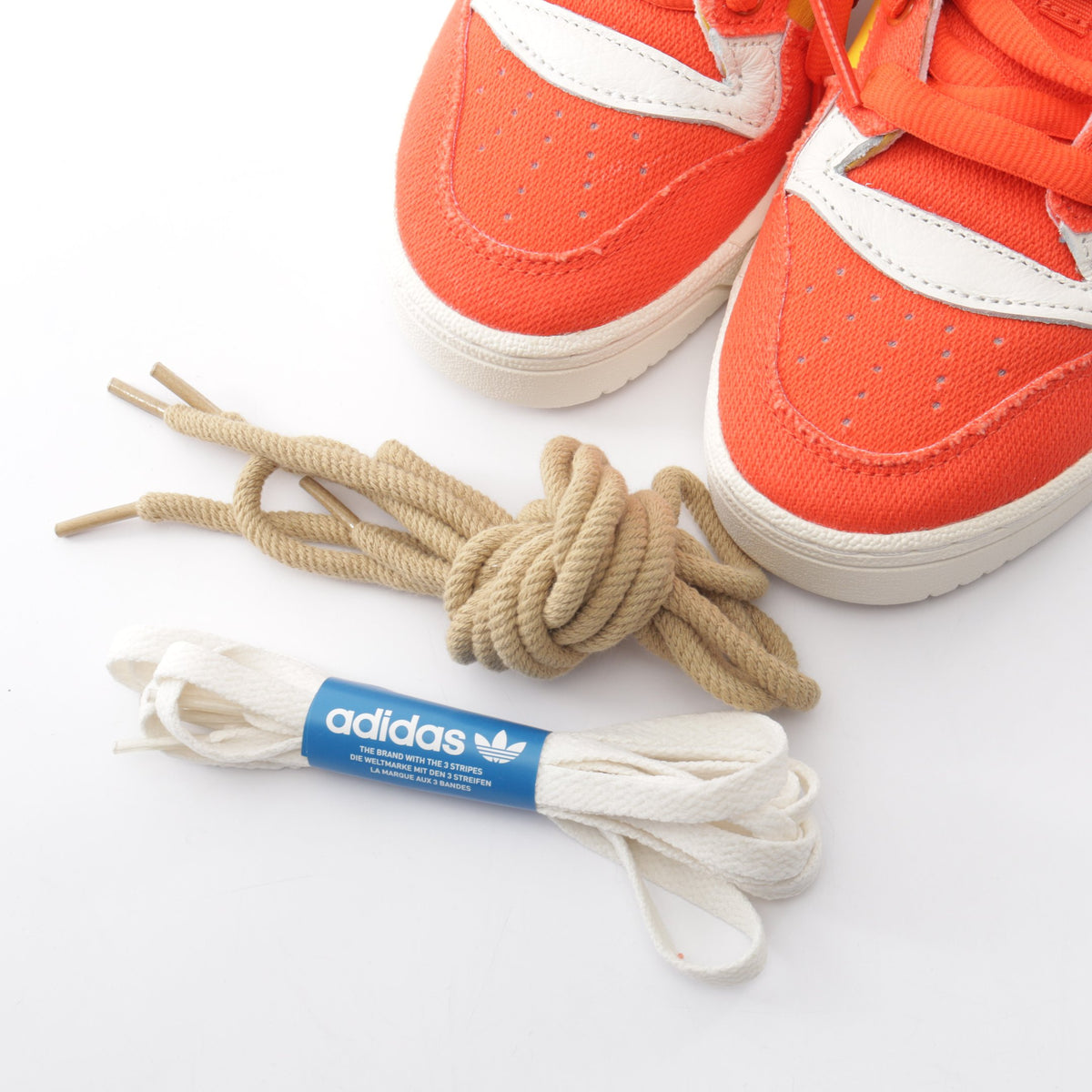 adidas × The Simpsons Rivalry Low Itchy ライバルリー スニーカー ファブリック レザー レッド アディダス