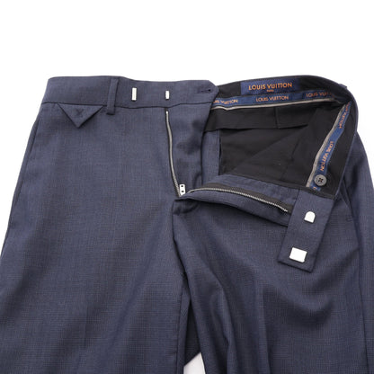 GASTON FIT スーツ ウール ネイビー ルイヴィトン