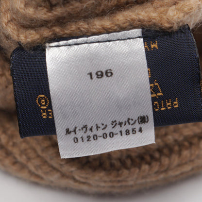 ボネ LVアヘッド ニットキャップ ビーニー カシミヤ ライトブラウン ルイヴィトン