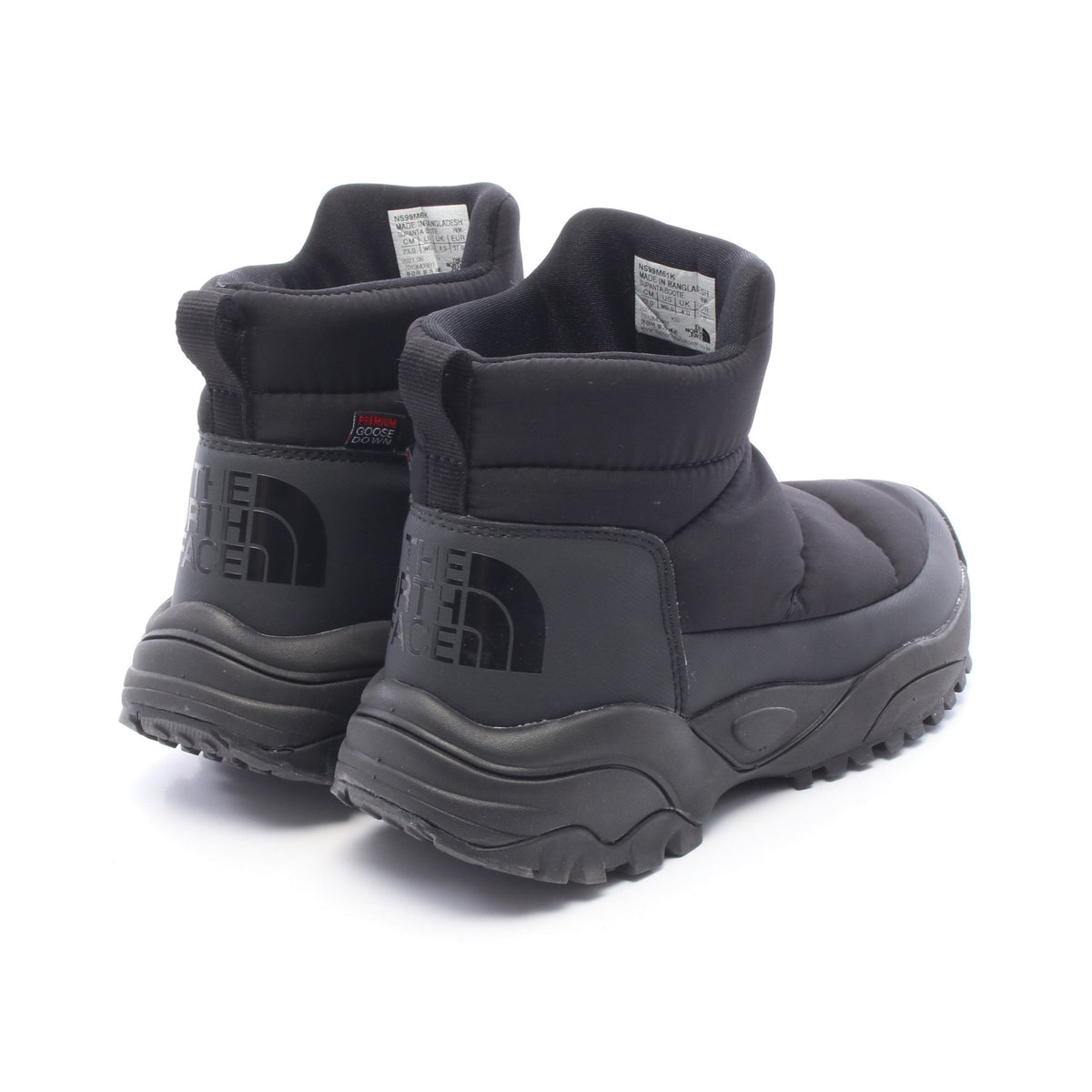 SUPANTA BOOTIE ダウン ショート ブーツ ナイロン ブラック ザノースフェイス ホワイトレーベル