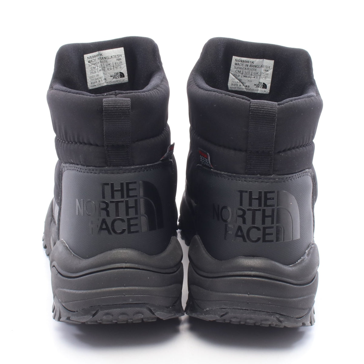 SUPANTA BOOTIE ダウン ショート ブーツ ナイロン ブラック ザノースフェイス ホワイトレーベル