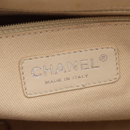 マトラッセ チェーンショルダーバッグ チェーントートバッグ キャビアスキン アイボリー シルバー金具 シャネル バッグ CHANEL