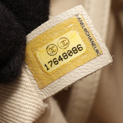 マトラッセ チェーンショルダーバッグ チェーントートバッグ キャビアスキン アイボリー シルバー金具 シャネル バッグ CHANEL