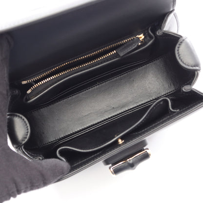 バンブー 1947 スモール 2WAY ハンドバッグ レザー ブラック グッチ
