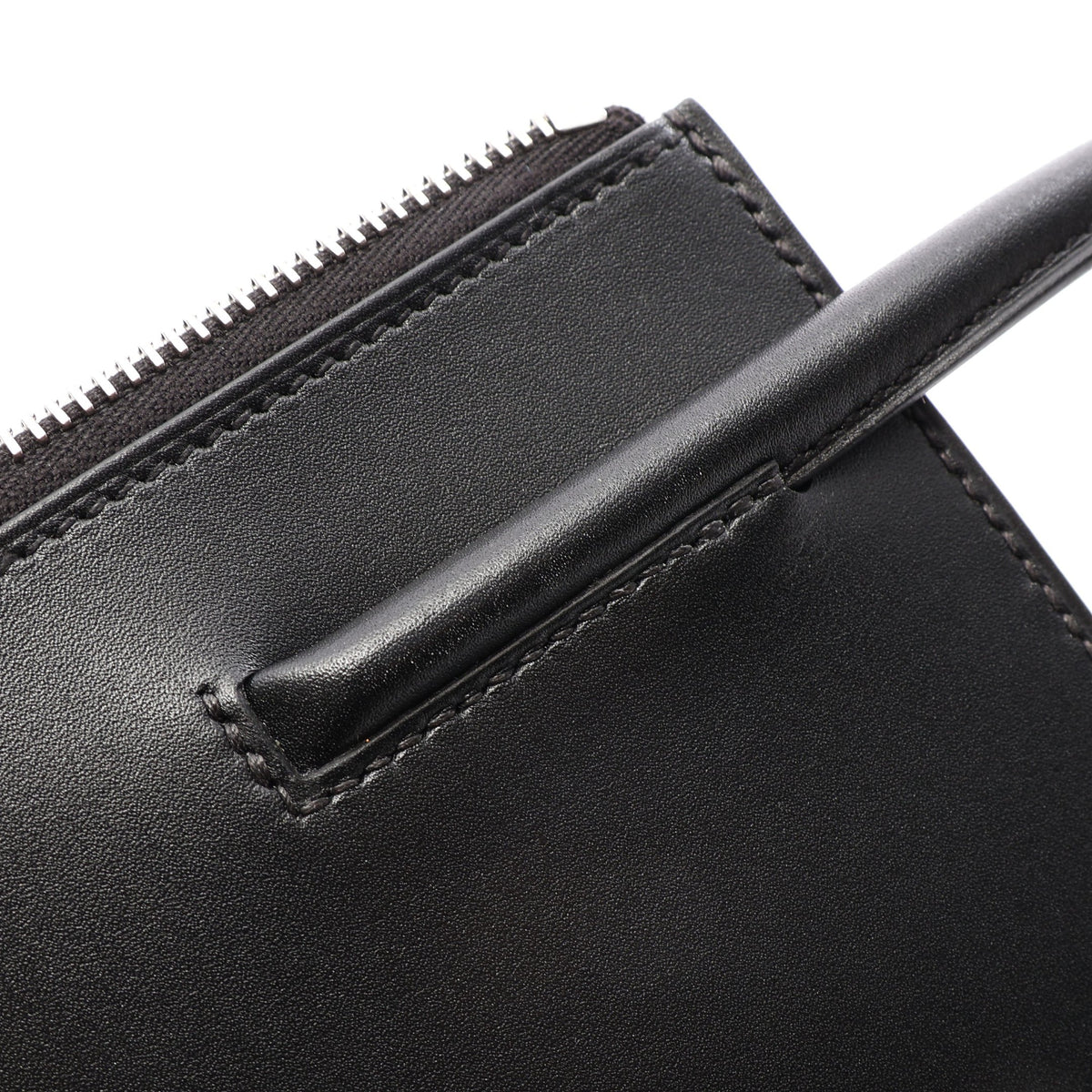 カデナバッグ ハンドバッグ タデラクト ブラック シルバー金具 U刻印 エルメス