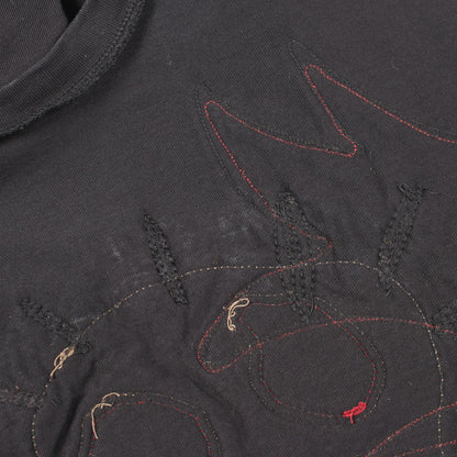 スカル 半袖Tシャツ コットン ブラック ヴィヴィアンウエストウッド トップス Vivienne Westwood