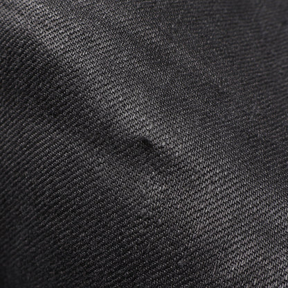 DRAWSTRING SLIM LONG イージーパンツ リネン ブラック リックオウエンス