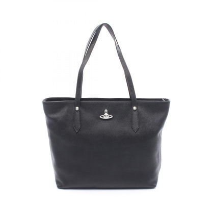 SHOPPER オーブ ハンドバッグ トートバッグ レザー ブラック ヴィヴィアンウエストウッド