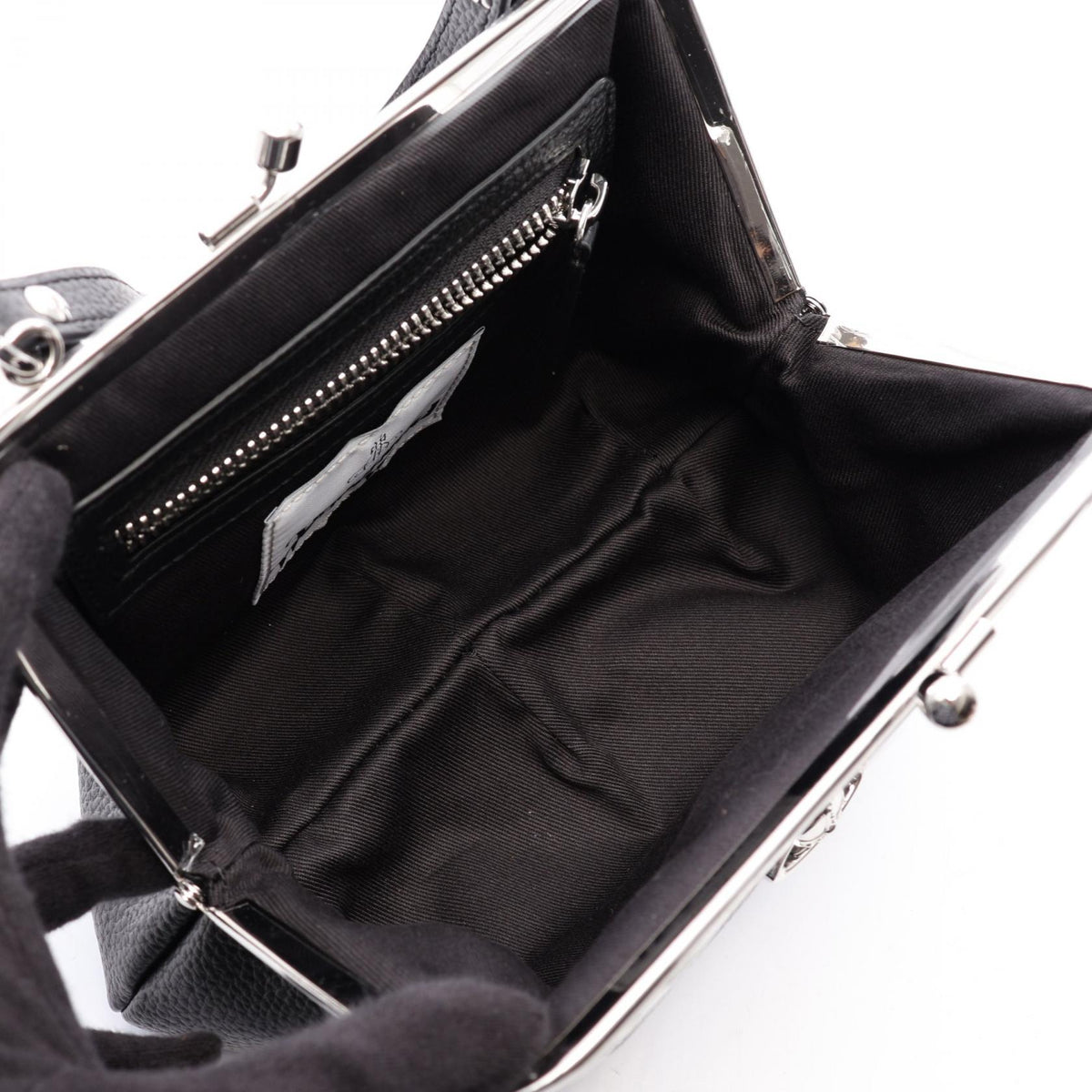 GRANNY FRAME PURSE がま口 2WAY ハンドバッグ その他 フェイクレザー ブラック ヴィヴィアンウエストウッド