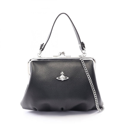 GRANNY FRAME PURSE がま口 2WAY ハンドバッグ その他 フェイクレザー ブラック ヴィヴィアンウエストウッド
