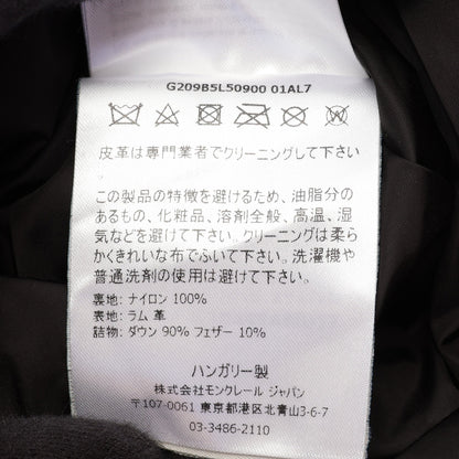 SNOW スノー ショルダーバッグ レザー ライトピンク ブラック モンクレール