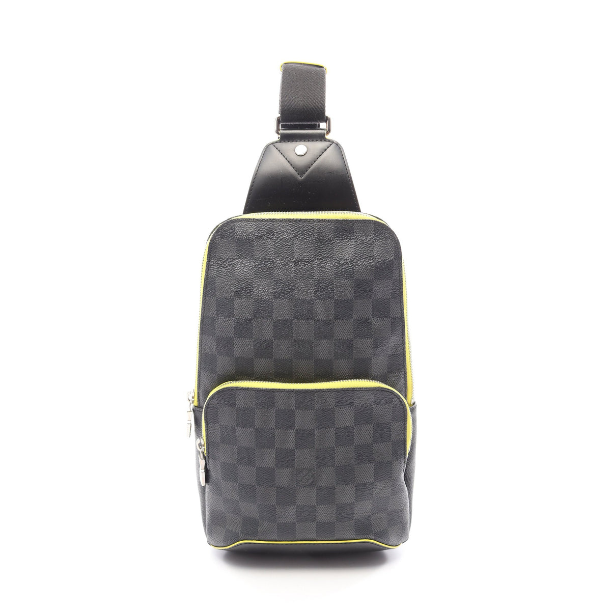 アヴェニュー スリングバッグ ダミエグラフィット ボディバッグ PVC レザー ブラック ルイヴィトン バッグ LOUIS VUITTON