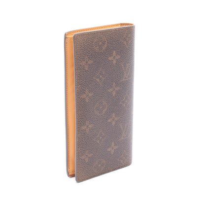 ポルトフォイユ ブラザNM モノグラムダスト 二つ折り長財布 PVC ブラウン ルイヴィトン 財布・小物 LOUIS VUITTON