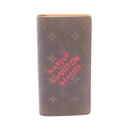 ポルトフォイユ ブラザNM モノグラムダスト 二つ折り長財布 PVC ブラウン ルイヴィトン 財布・小物 LOUIS VUITTON