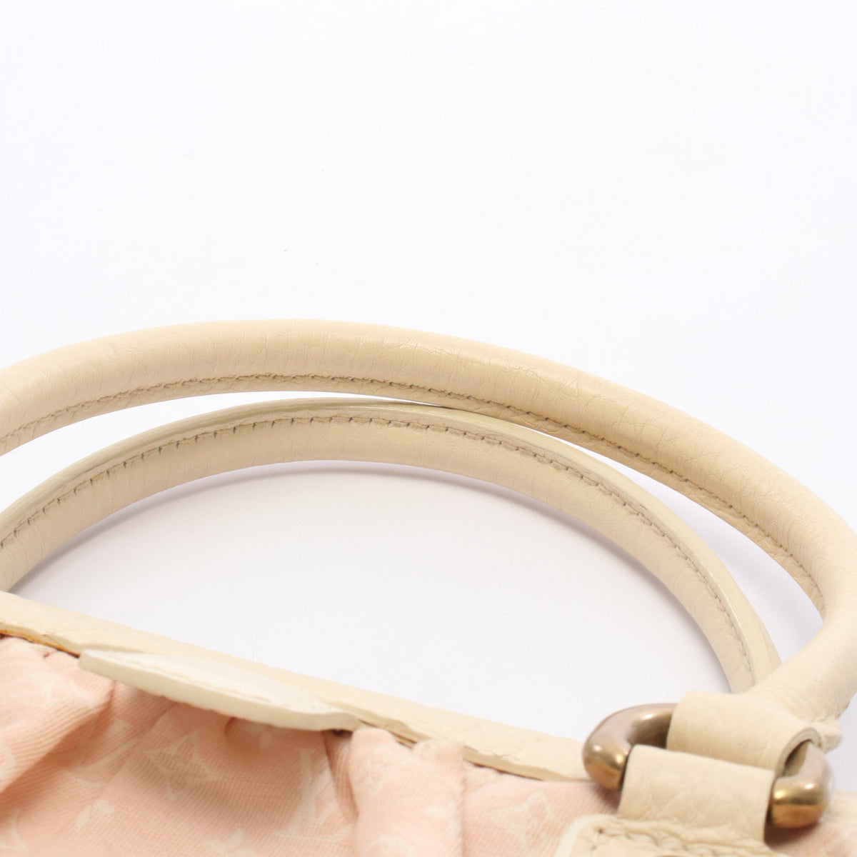 トラペーズGM モノグラムミニラン ローズ ショルダーバッグ キャンバス レザー ライトピンク アイボリー ルイヴィトン バッグ LOUIS VUITTON