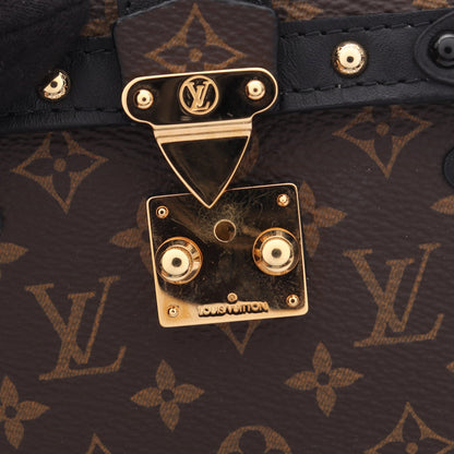 ポシェット トランクヴェルティカル モノグラム ショルダーバッグ PVC レザー ブラウン ブラック ルイヴィトン バッグ LOUIS VUITTON