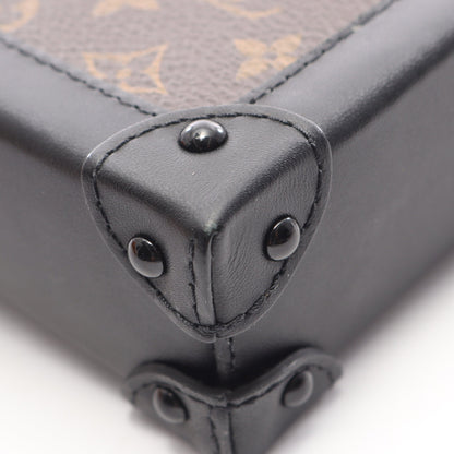 ポシェット トランクヴェルティカル モノグラム ショルダーバッグ PVC レザー ブラウン ブラック ルイヴィトン バッグ LOUIS VUITTON