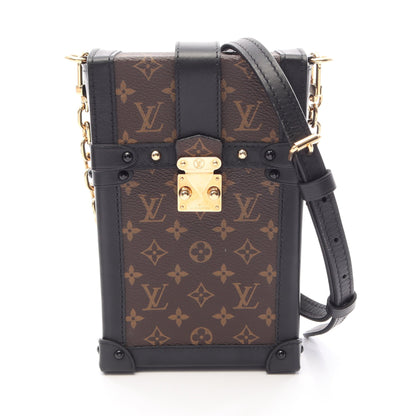 ポシェット トランクヴェルティカル モノグラム ショルダーバッグ PVC レザー ブラウン ブラック ルイヴィトン バッグ LOUIS VUITTON