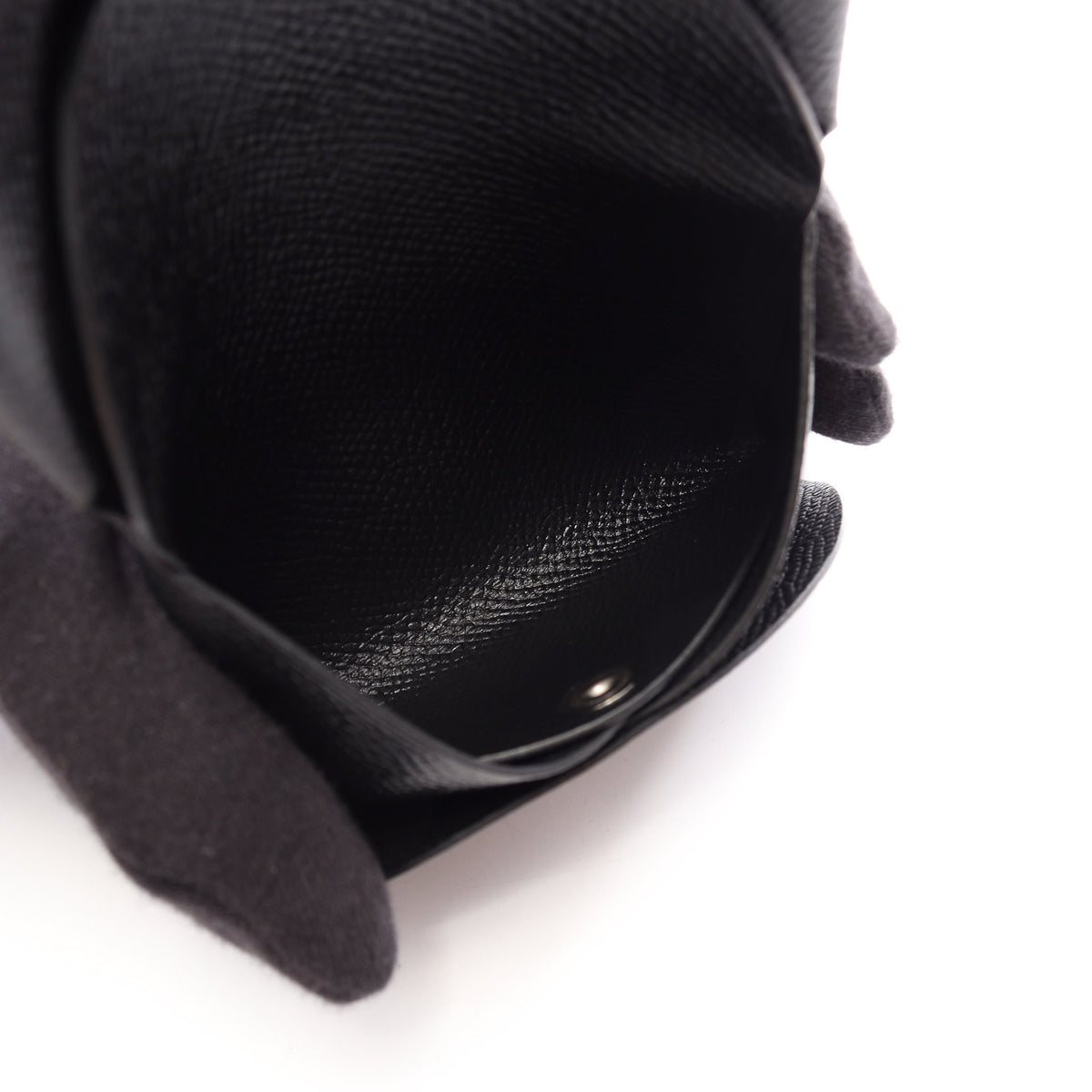 カルヴィデュオ コインケース ヴォーエプソン ブラック シルバー金具 W刻印 エルメス