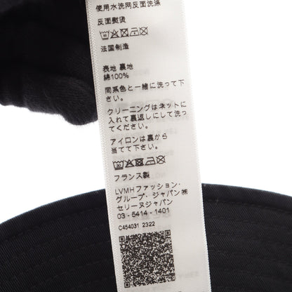 ロゴ エンブロイダリー バケット ハット コットン ブラック セリーヌ