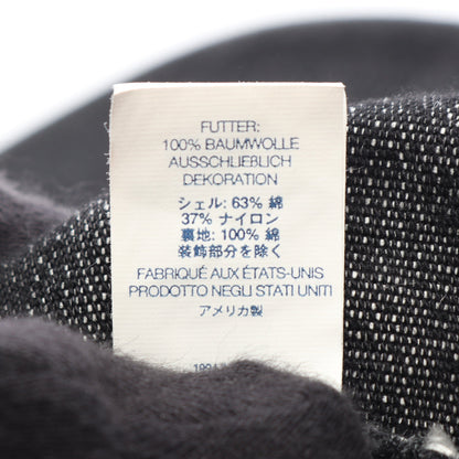 Cordura Denim S Logo 6-Panel キャップ コットン ブラック シュプリーム