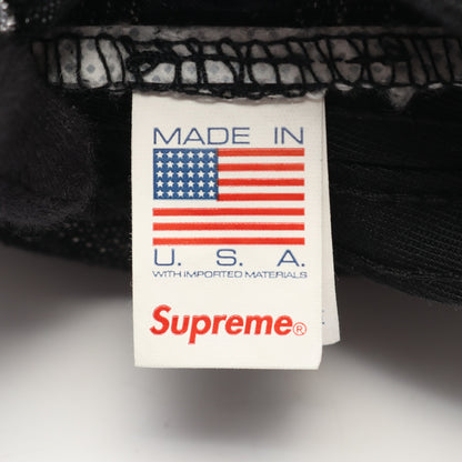 Cordura Denim S Logo 6-Panel キャップ コットン ブラック シュプリーム
