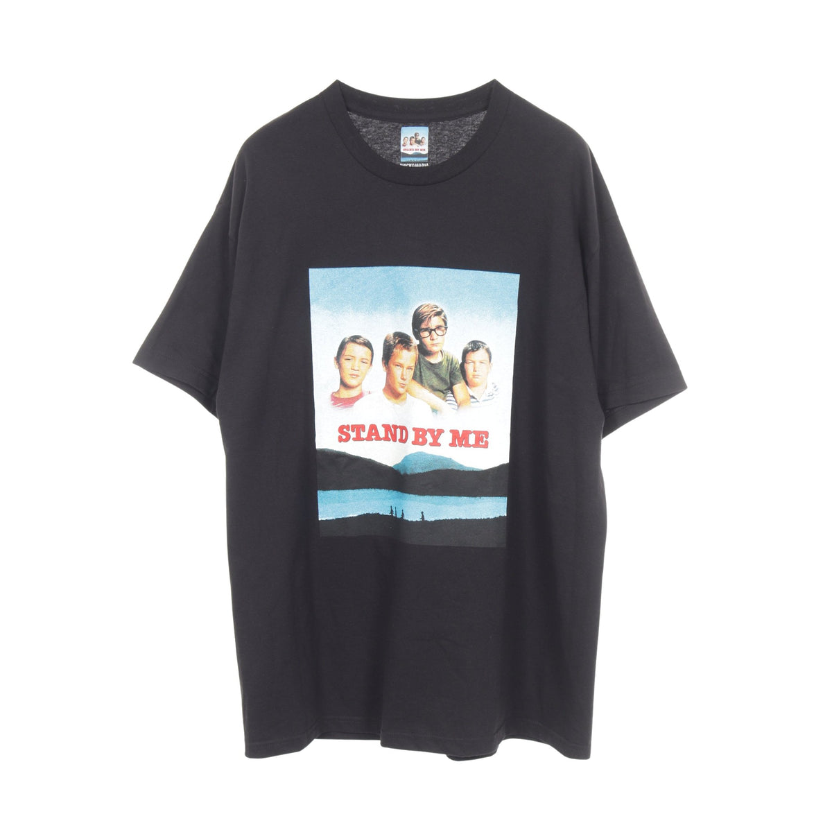 STAND BY ME 半袖Tシャツ コットン ブラック ワコマリア