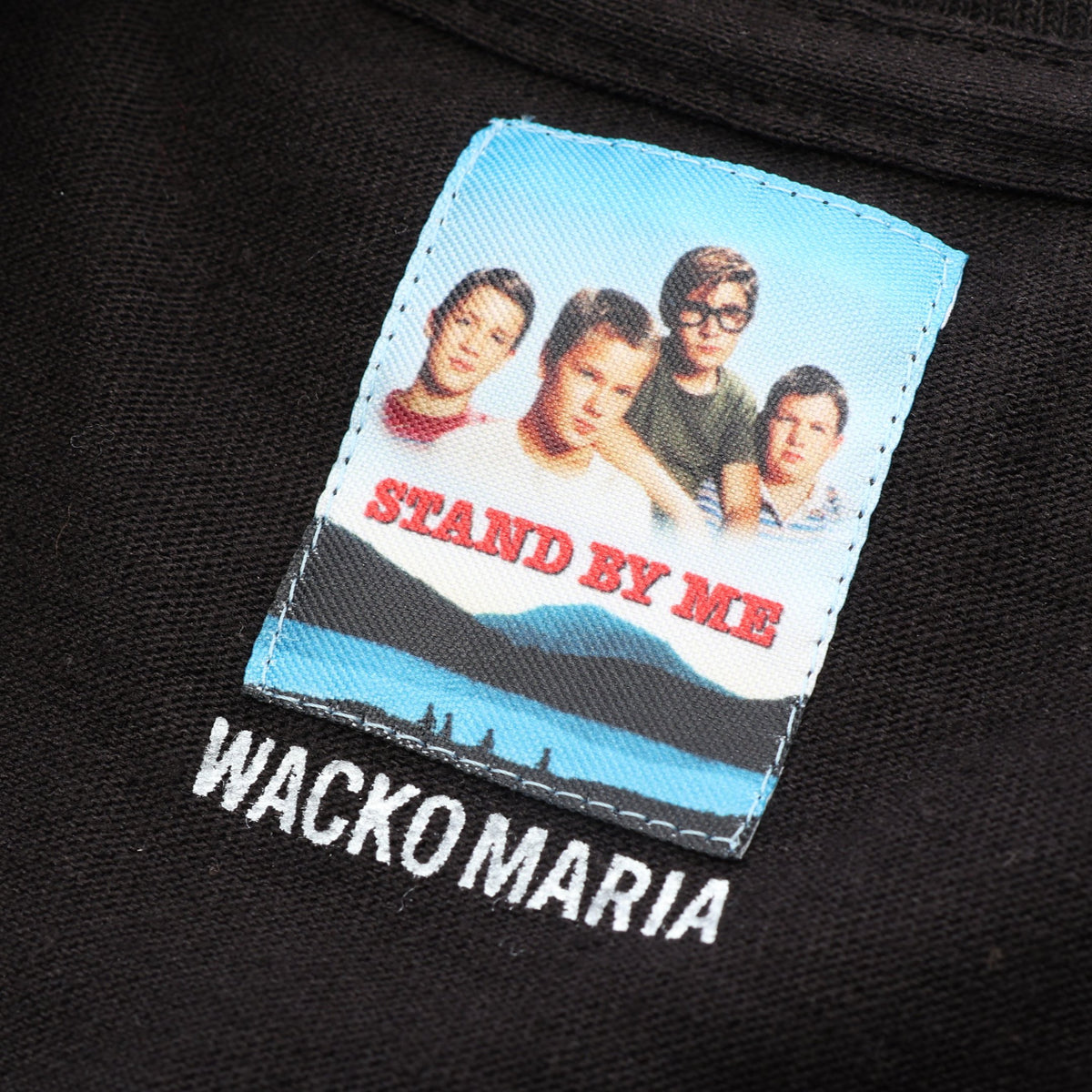 STAND BY ME 半袖Tシャツ コットン ブラック ワコマリア