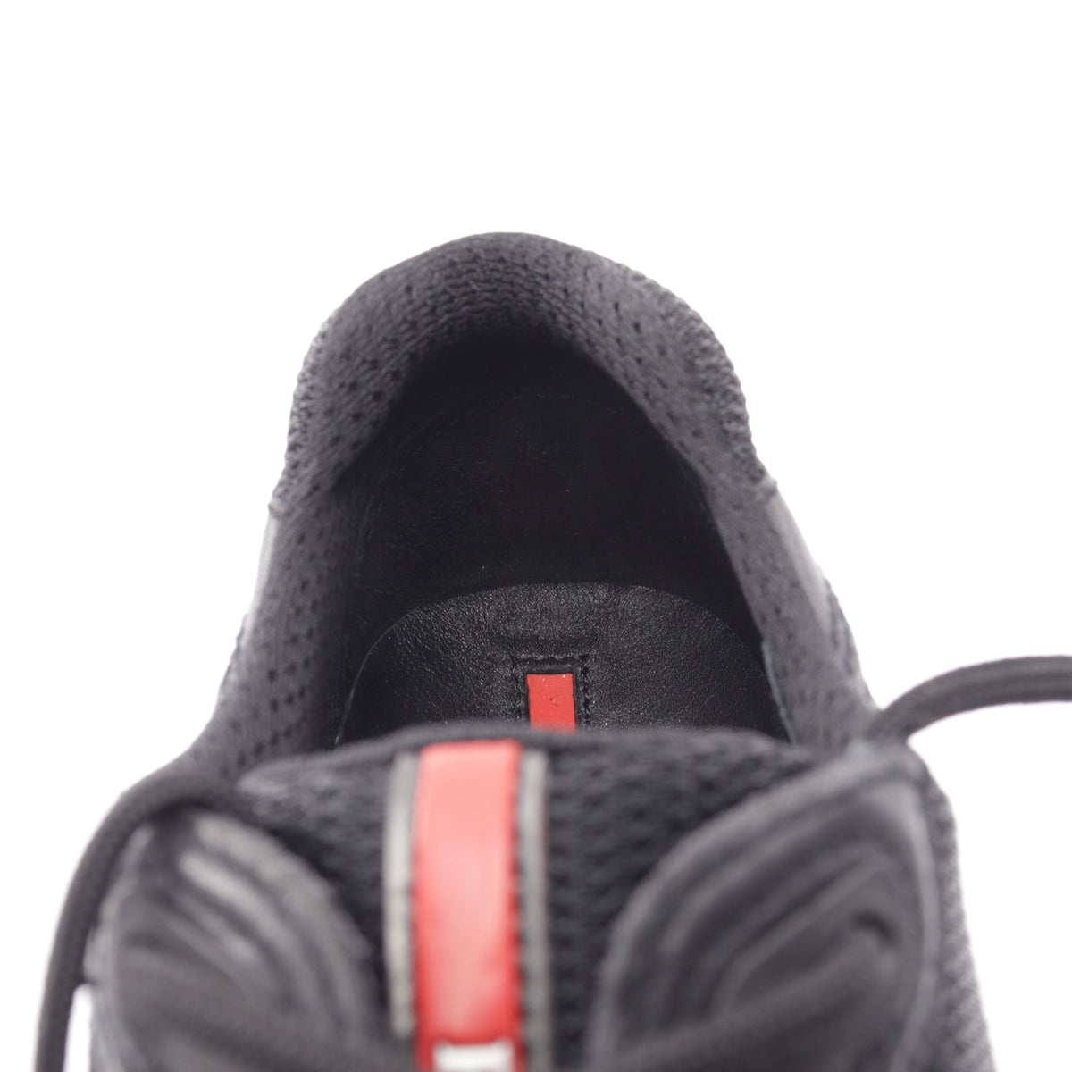Americas Cup ローカットスニーカー ファブリック レザー ブラック プラダスポーツ リネアロッサ シューズ PRADA SPORT LINEA ROSSA