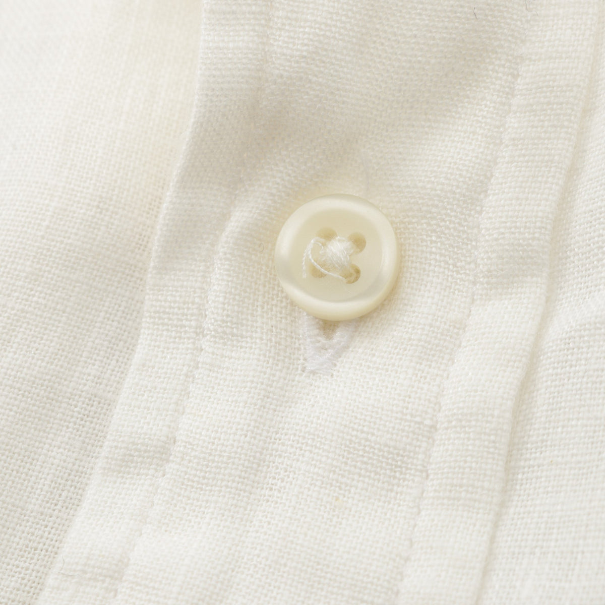 ポニー刺繍 長袖 シャツ リネン コットン ホワイト ラルフローレン