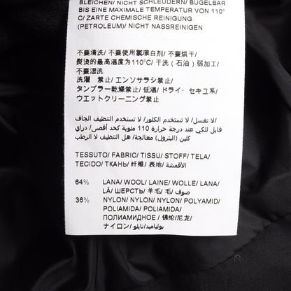 DINANDO ダウンジャケット ウール ナイロン ブラック タトラス
