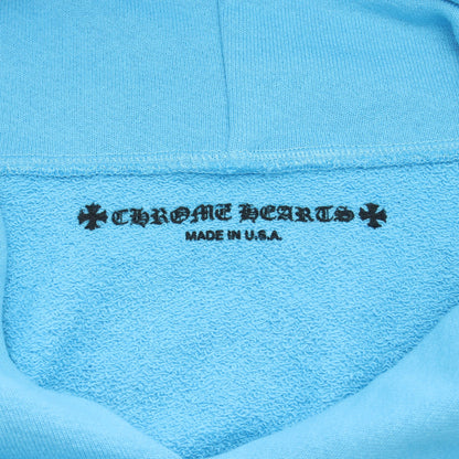 CHROME HEARTS × MATTY BOY BRAIN NEW PULLOVER HOODIE プルオーバーパーカー コットン ライトブルー クロムハーツ