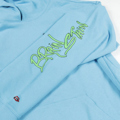 CHROME HEARTS × MATTY BOY BRAIN NEW PULLOVER HOODIE プルオーバーパーカー コットン ライトブルー クロムハーツ