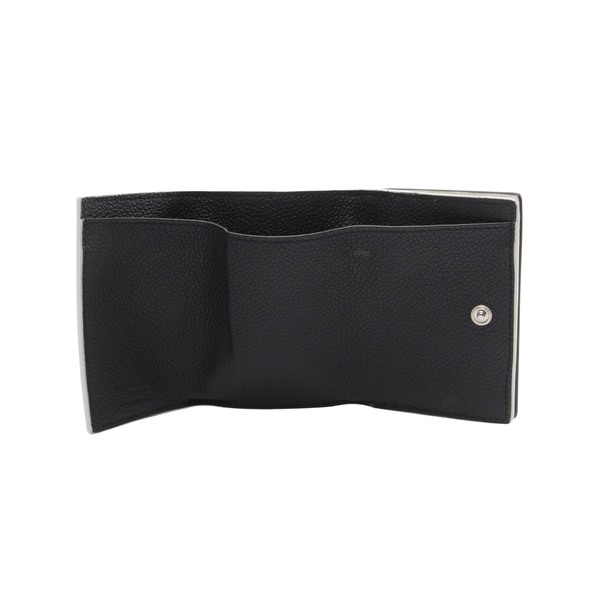 タイニー ウォレット コンパクトウォレット 三つ折り財布 レザー ブラック ホワイト サンローランパリ