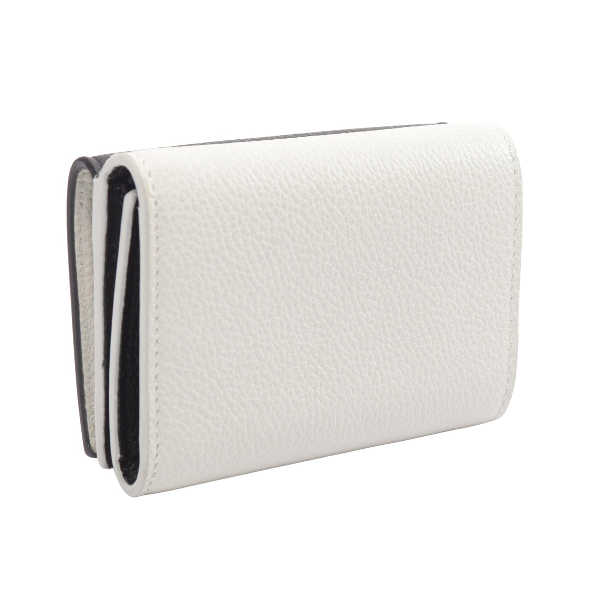 タイニー ウォレット コンパクトウォレット 三つ折り財布 レザー ブラック ホワイト サンローランパリ