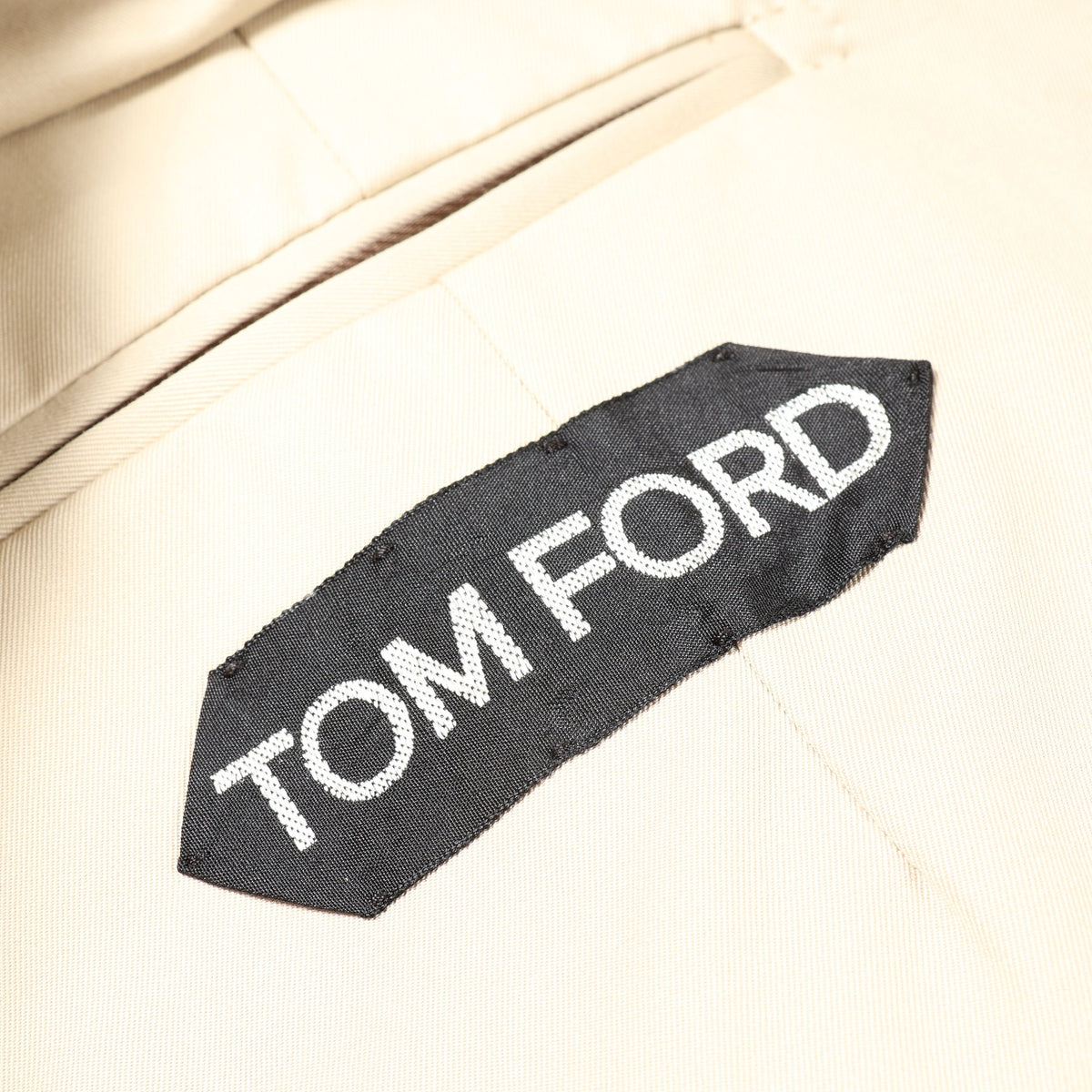 スタンドカラー ジップアップ ジャケット コットン ベージュ ブラウン トムフォード アウター TOM FORD