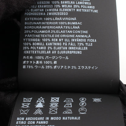 スラックス トラウザーズ ウール ネイビー プラダ
