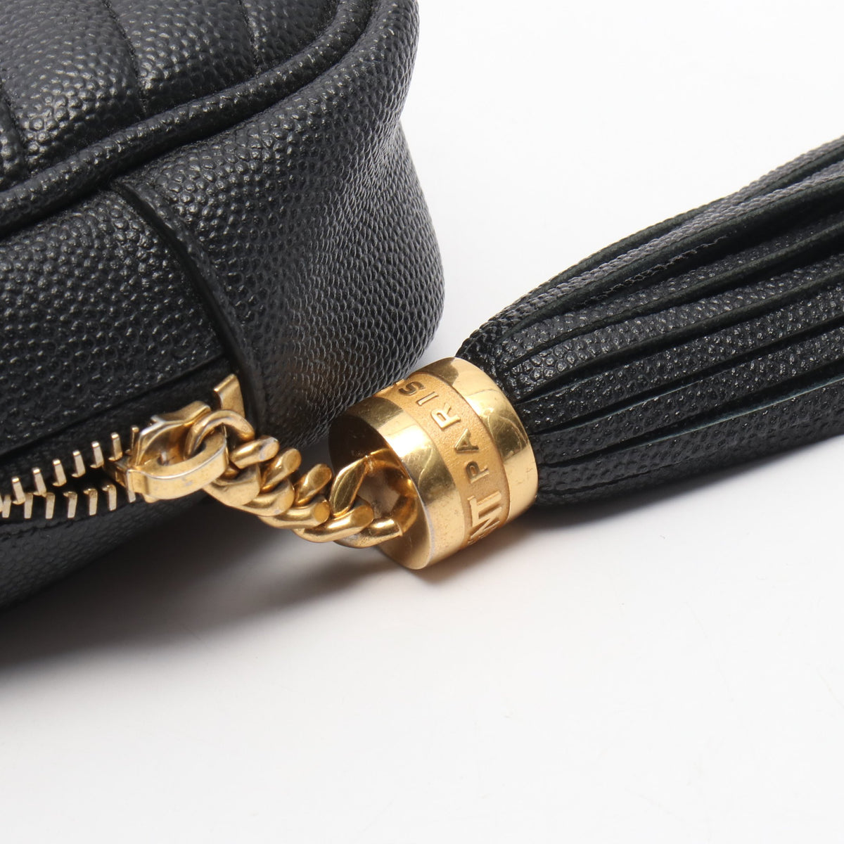 Lou mini ルー ミニ チェーンショルダーバッグ レザー ブラック サンローランパリ バッグ SAINT LAURENT PARIS