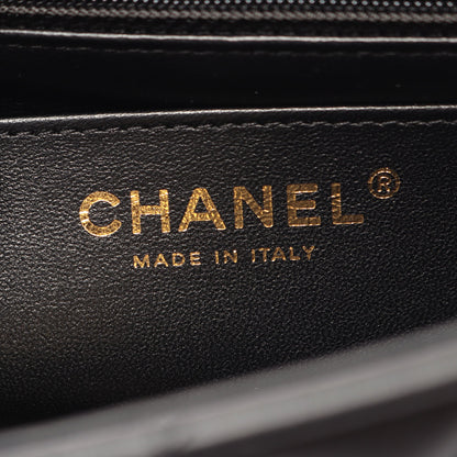 ミニマトラッセ20 クルーズコレクション チェーンショルダーバッグ ラムスキン ブラック ゴールド金具 シャネル