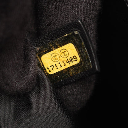 マトラッセ チェーンショルダーバッグ チェーントートバッグ キャビアスキン ブラック シルバー金具 シャネル バッグ CHANEL