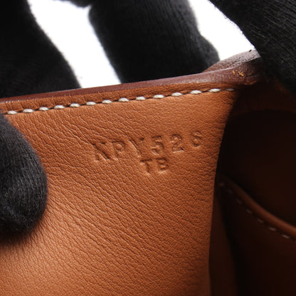 リンディ ミニ ゴールド ショルダーバッグ トリヨンクレマンス ブラウン ゴールド金具 K刻印 エルメス