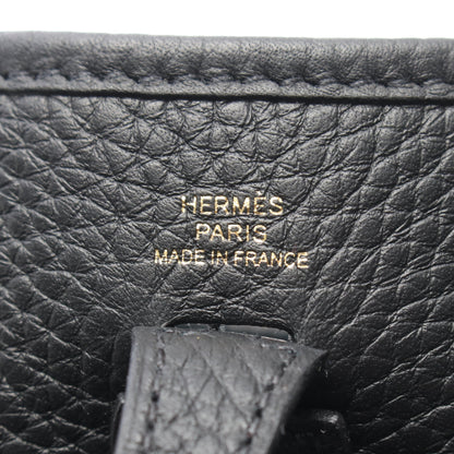 エヴリンTPM ショルダーバッグ トリヨンクレマンス ブラック ゴールド金具 G刻印 エルメス