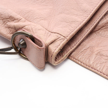 ザ フォルク ショルダーバッグ レザー ダスティピンク バレンシアガ