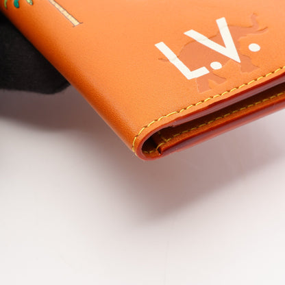 オーガナイザー ドゥ ポッシュ LV × ザダージリンリミテッド タン カードケース レザー ベージュ ルイヴィトン