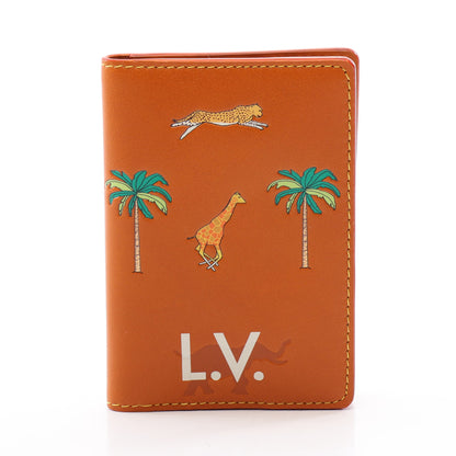 オーガナイザー ドゥ ポッシュ LV × ザダージリンリミテッド タン カードケース レザー ベージュ ルイヴィトン