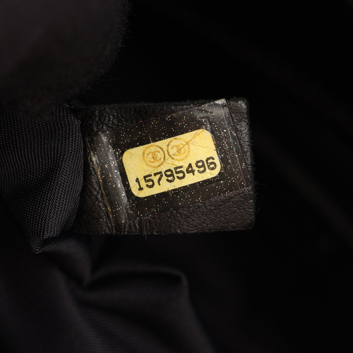 パリビアリッツPM ハンドバッグ トートバッグ コーティングキャンバス レザー ブラック シルバー金具 シャネル