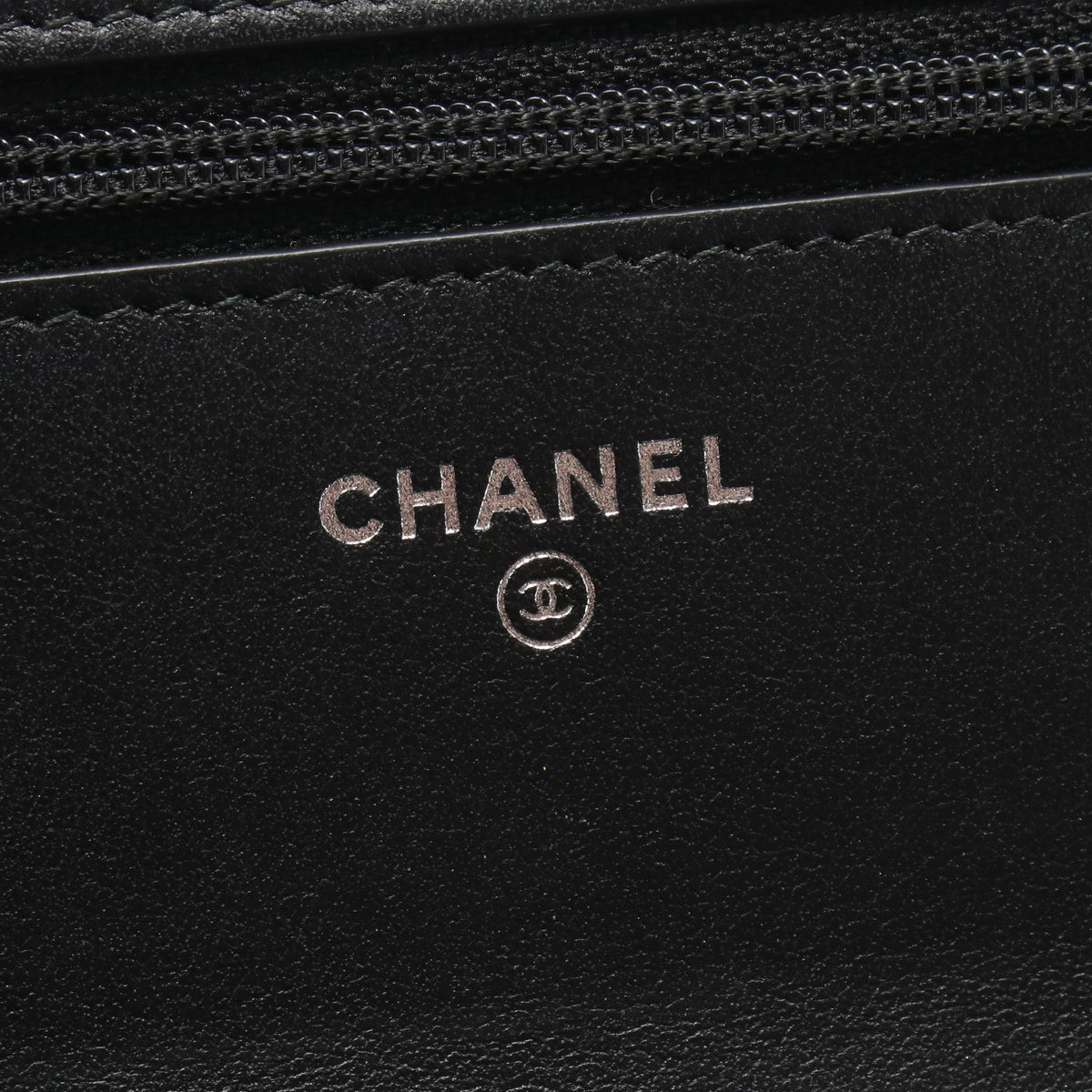 マトラッセ チェーンウォレット レザー ネイビー ブラック シルバー金具 シャネル バッグ CHANEL