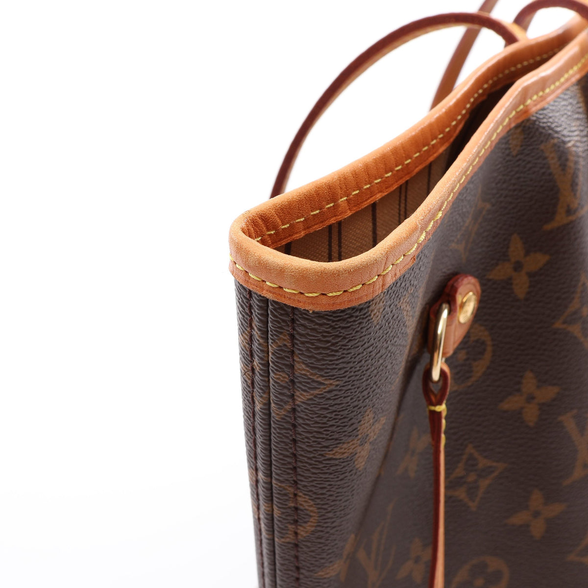 ネヴァーフルMM モノグラム ショルダーバッグ トートバッグ PVC レザー ブラウン ルイヴィトン バッグ LOUIS VUITTON